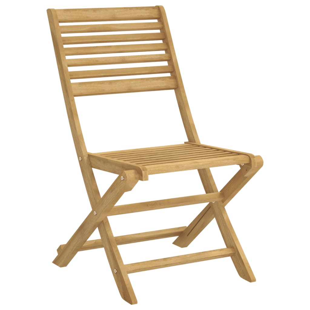 Sammenleggbare Hagestoler 4 Stk 48,5X61,5X87 Cm Heltre Akasie