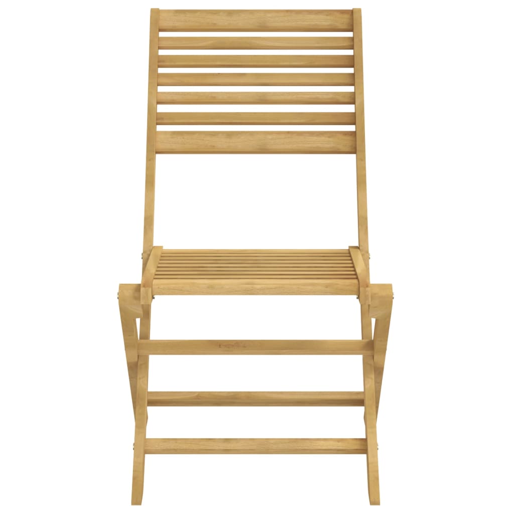 Sammenleggbare Hagestoler 4 Stk 48,5X61,5X87 Cm Heltre Akasie