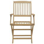 Sammenleggbare Hagestoler 2 Stk 58X54,5X90 Cm Heltre Akasie