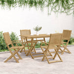 Sammenleggbare Hagestoler 4 Stk 57,5X54,5X90 Cm Heltre Akasie