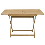 Sammenleggbart Hagebord 120X70X75 Cm Heltre Akasie