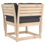 Hagesofa For Hjørne Med Pute 73X73X78 Cm Heltre Furu