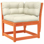 Hagesofa For Hjørne Med Pute Voksbrun 73X73X78 Cm Heltre Furu