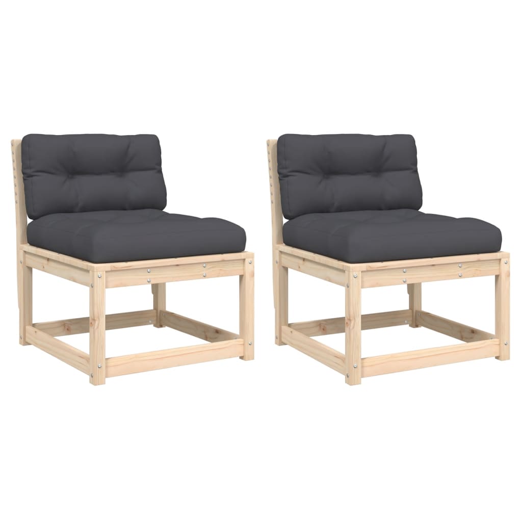 Hagesofaer Med Puter 2 Stk Heltre Furu