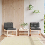 Hagesofaer Med Puter 2 Stk Heltre Furu