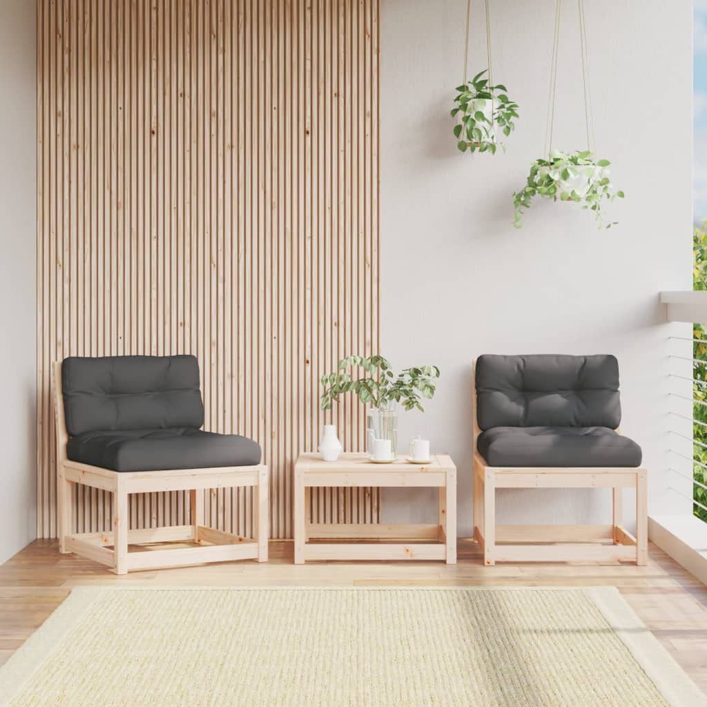 Hagesofaer Med Puter 2 Stk Heltre Furu