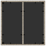Hagebord Med Glassplate Lysegrå 90X90X75 Cm Polyrotting