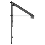 Uttrekkbar Markise Antrasitt 200X150 Cm Stoff Og Stål