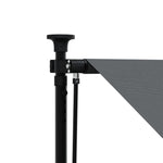 Uttrekkbar Markise Antrasitt 200X150 Cm Stoff Og Stål
