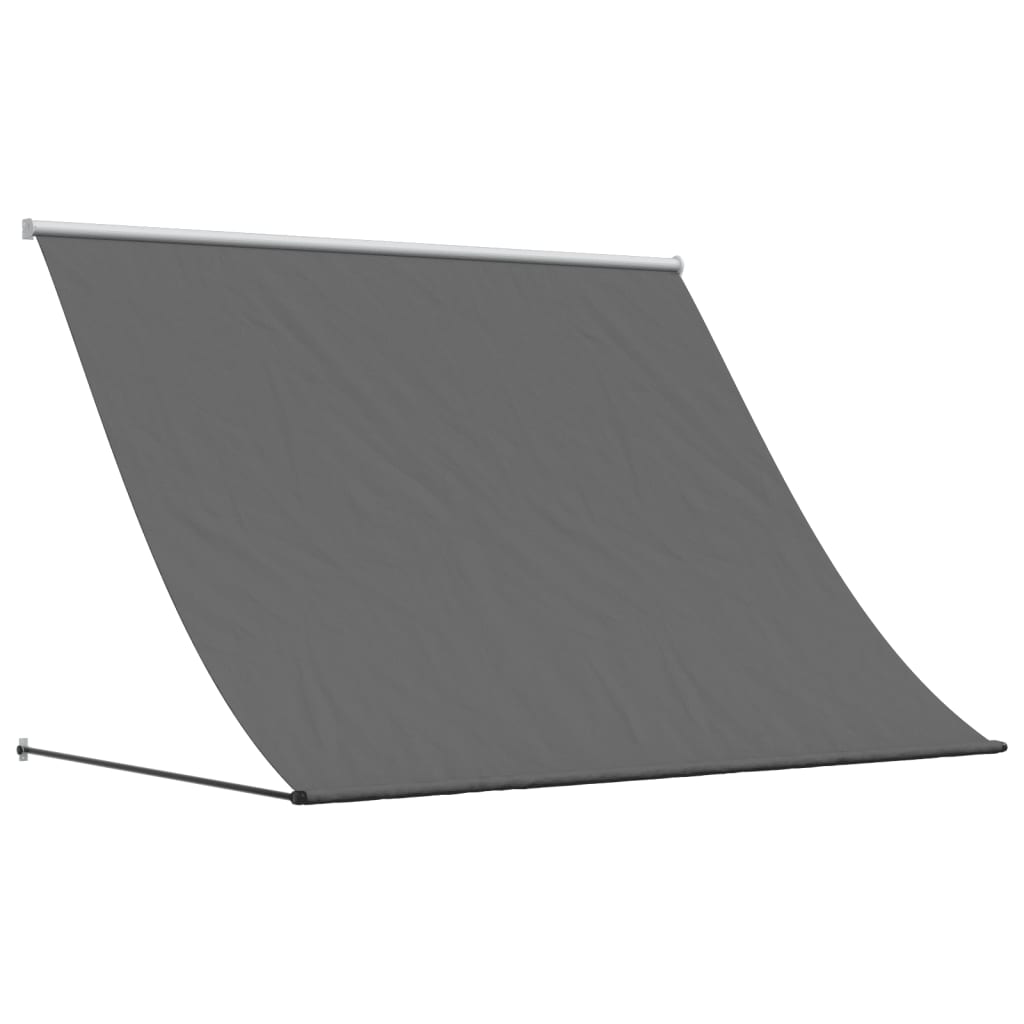 Uttrekkbar Markise Antrasitt 250X150 Cm Stoff Og Stål