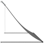 Uttrekkbar Markise Antrasitt 250X150 Cm Stoff Og Stål