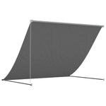 Uttrekkbar Markise Antrasitt 250X150 Cm Stoff Og Stål