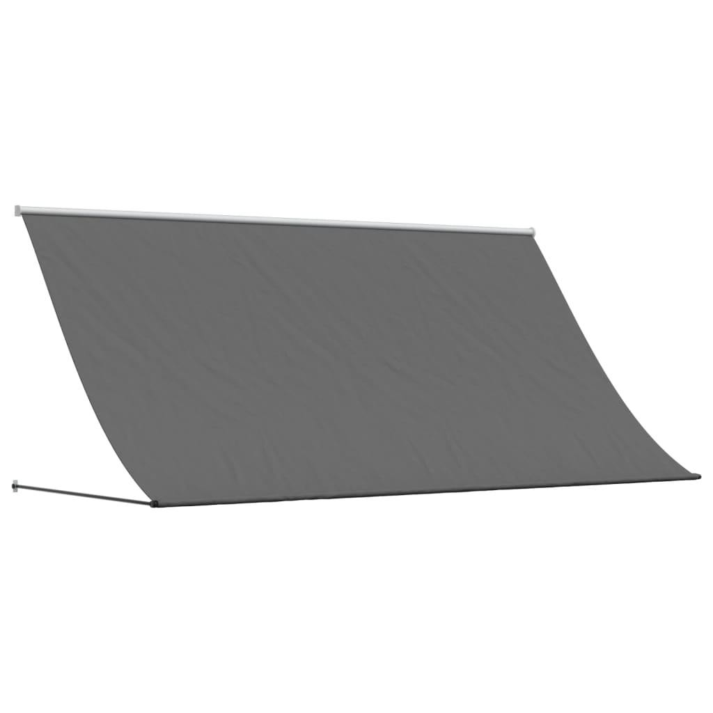 Uttrekkbar Markise Antrasitt 300X150 Cm Stoff Og Stål