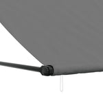 Uttrekkbar Markise Antrasitt 300X150 Cm Stoff Og Stål