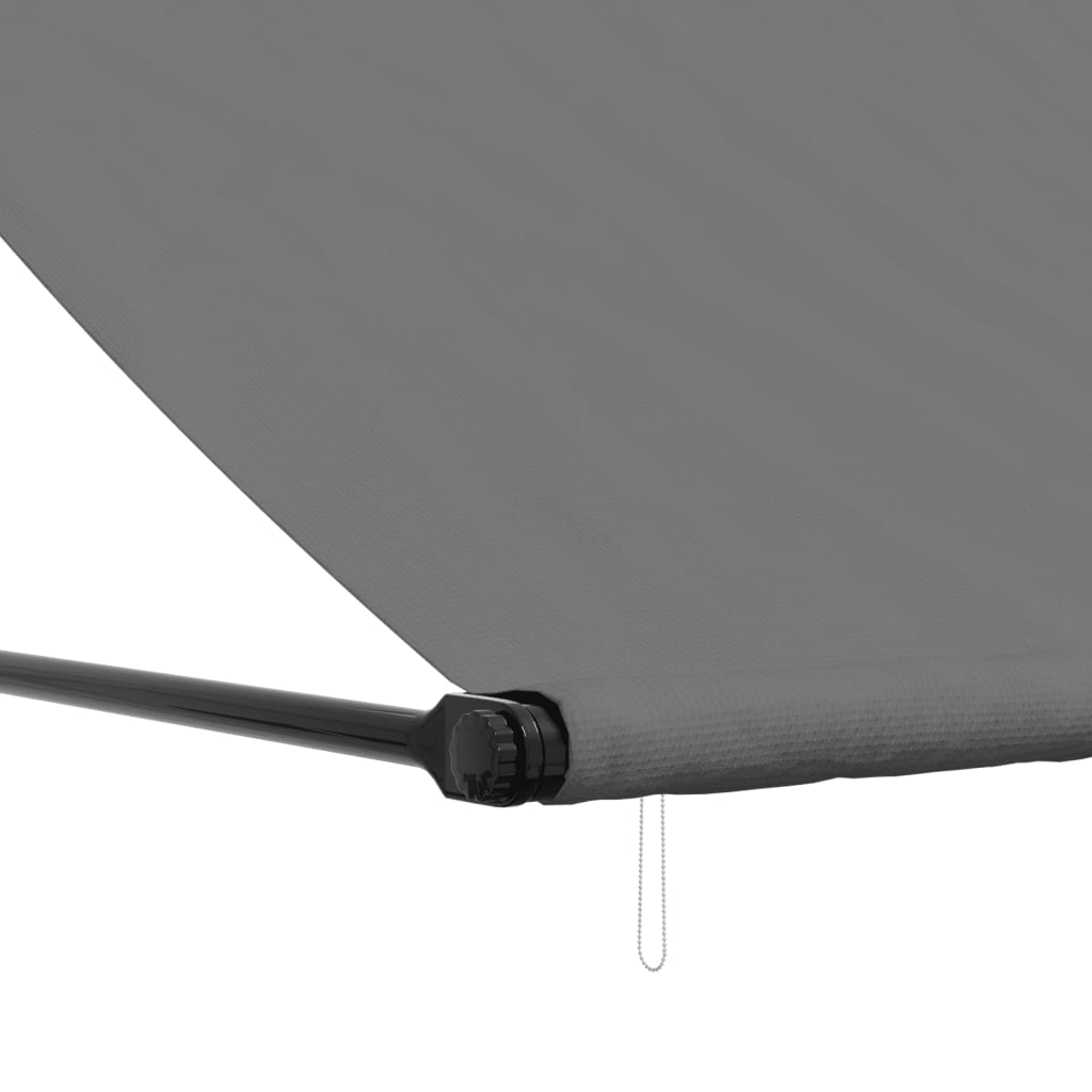 Uttrekkbar Markise Antrasitt 300X150 Cm Stoff Og Stål