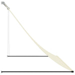 Uttrekkbar Markise Kremhvit 200X150 Cm Stoff Og Stål