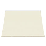 Uttrekkbar Markise Kremhvit 250X150 Cm Stoff Og Stål