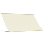 Uttrekkbar Markise Kremhvit 300X150 Cm Stoff Og Stål