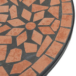 Bistrobord Med Mosaikk Terrakotta Jern Og Keramikk