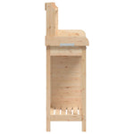 Pottebord Med Skap 110,5X45X124,5 Cm Heltre Gran