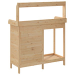 Pottebord Med Skap 110,5X45X124,5 Cm Heltre Gran