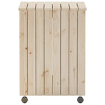 Skittentøyskurv Med Hjul Rana 45X45X64 Cm Heltre Furu