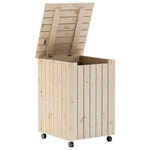 Skittentøyskurv Med Hjul Rana 45X45X64 Cm Heltre Furu