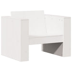 Hagesofa Hvit 79X60X62 Cm Heltre Furu
