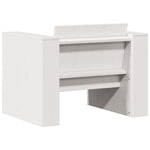 Hagesofa Hvit 79X60X62 Cm Heltre Furu