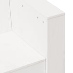 Hagesofa Hvit 79X60X62 Cm Heltre Furu