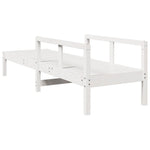 Solseng Hvit 199,5X62X55 Cm Heltre Furu