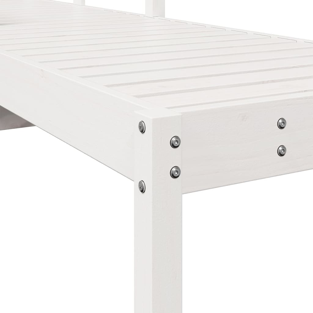 Solseng Hvit 199,5X62X55 Cm Heltre Furu