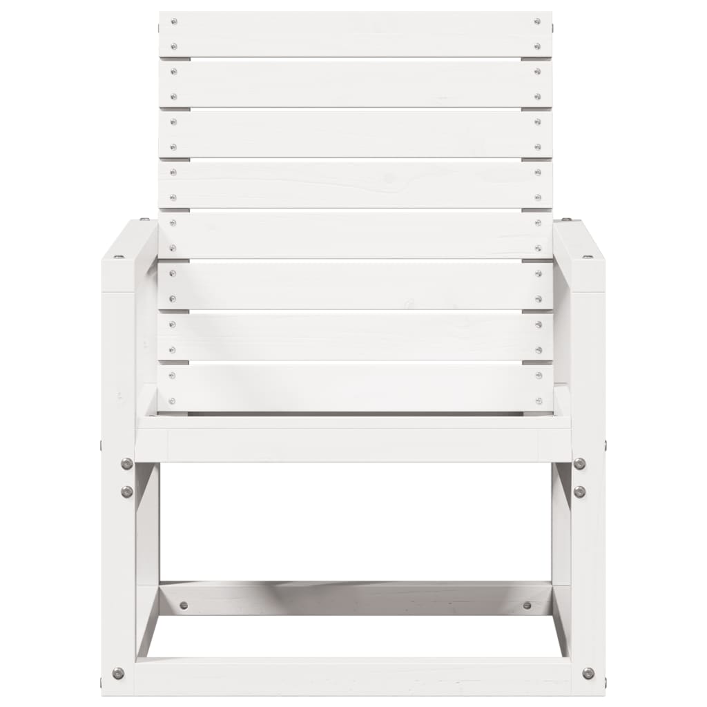 Hagestol Hvit 57,5X63X76 Cm Heltre Furu
