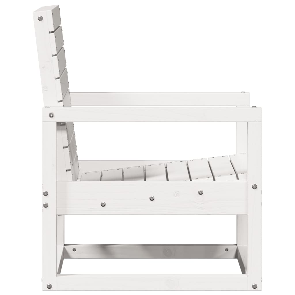 Hagestol Hvit 57,5X63X76 Cm Heltre Furu