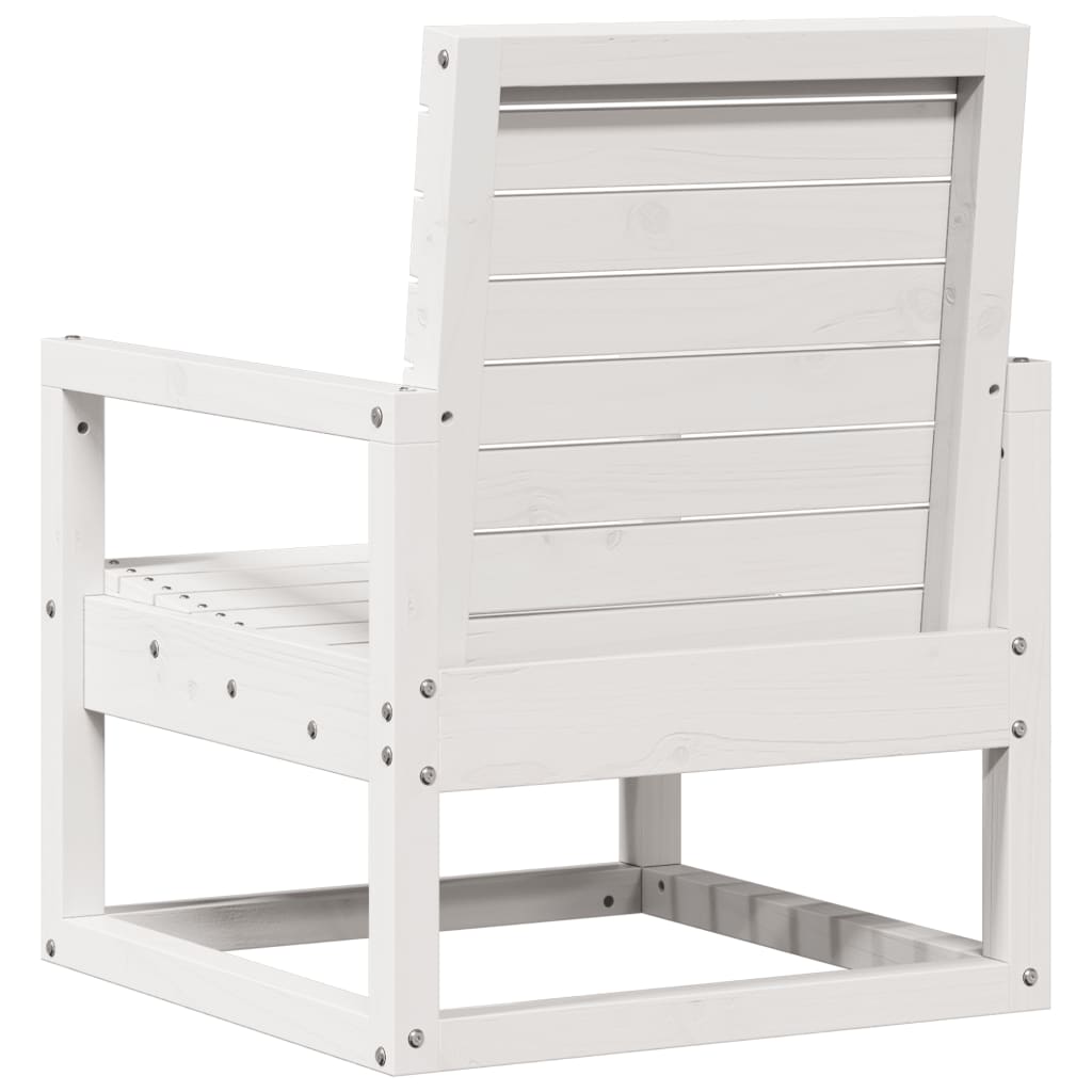 Hagestol Hvit 57,5X63X76 Cm Heltre Furu