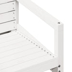 Hagestol Hvit 57,5X63X76 Cm Heltre Furu