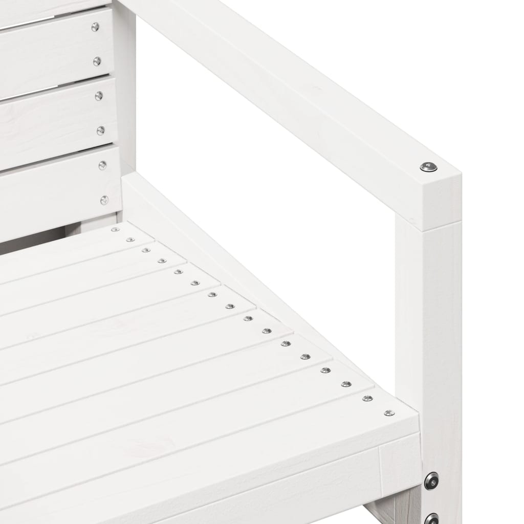 Hagestol Hvit 57,5X63X76 Cm Heltre Furu