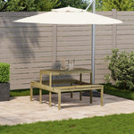 Piknikbord 110X134X75 Cm Impregnert Furu