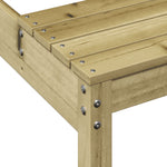 Piknikbord 110X134X75 Cm Impregnert Furu