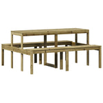 Piknikbord 160X134X75 Cm Impregnert Furu