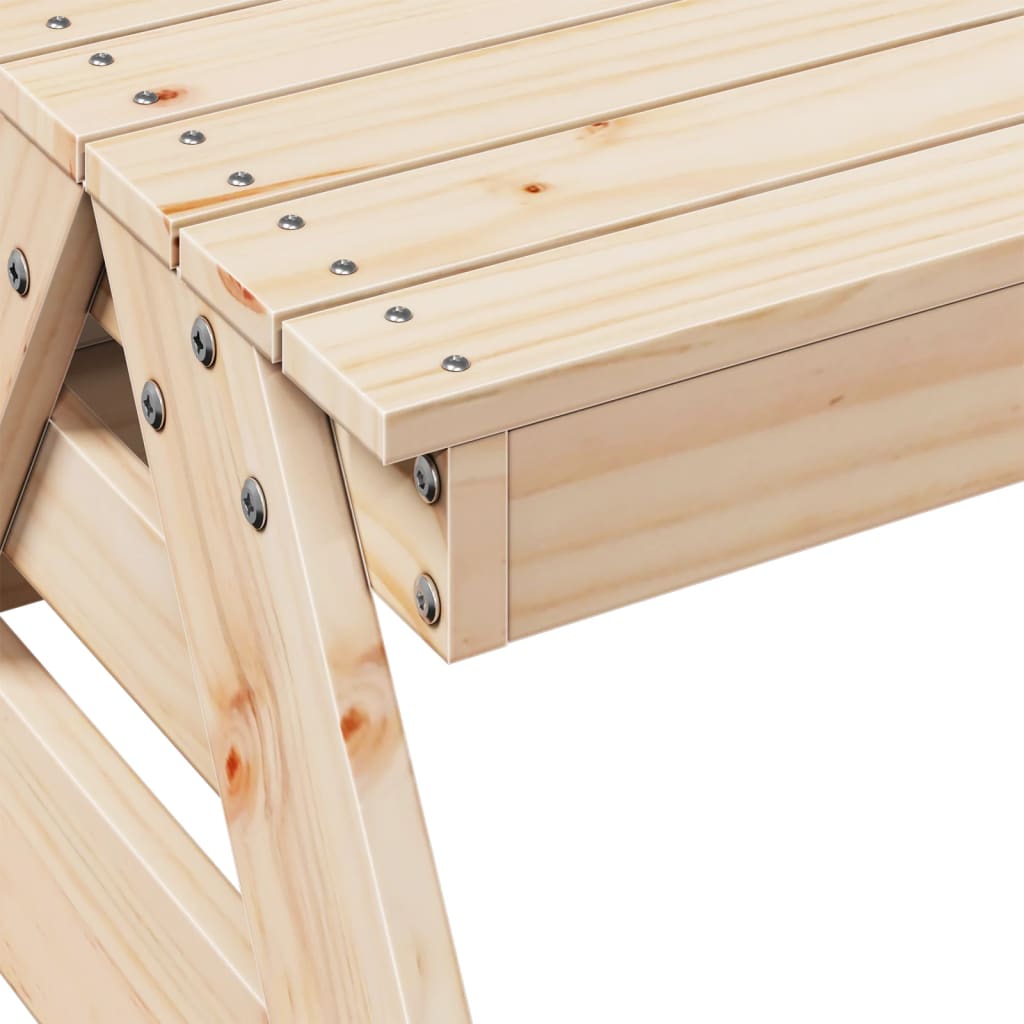 Piknikbord For Barn 88X97X52 Cm Heltre Furu