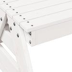 Piknikbord For Barn Hvit 88X97X52 Cm Heltre Furu