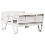 Piknikbord For Barn Hvit 88X122X58 Cm Heltre Furu