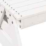Piknikbord For Barn Hvit 88X122X58 Cm Heltre Furu