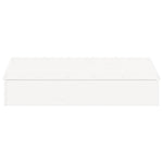 Sandkasse Med Lokk Hvit 111X111X19,5 Cm Heltre Furu