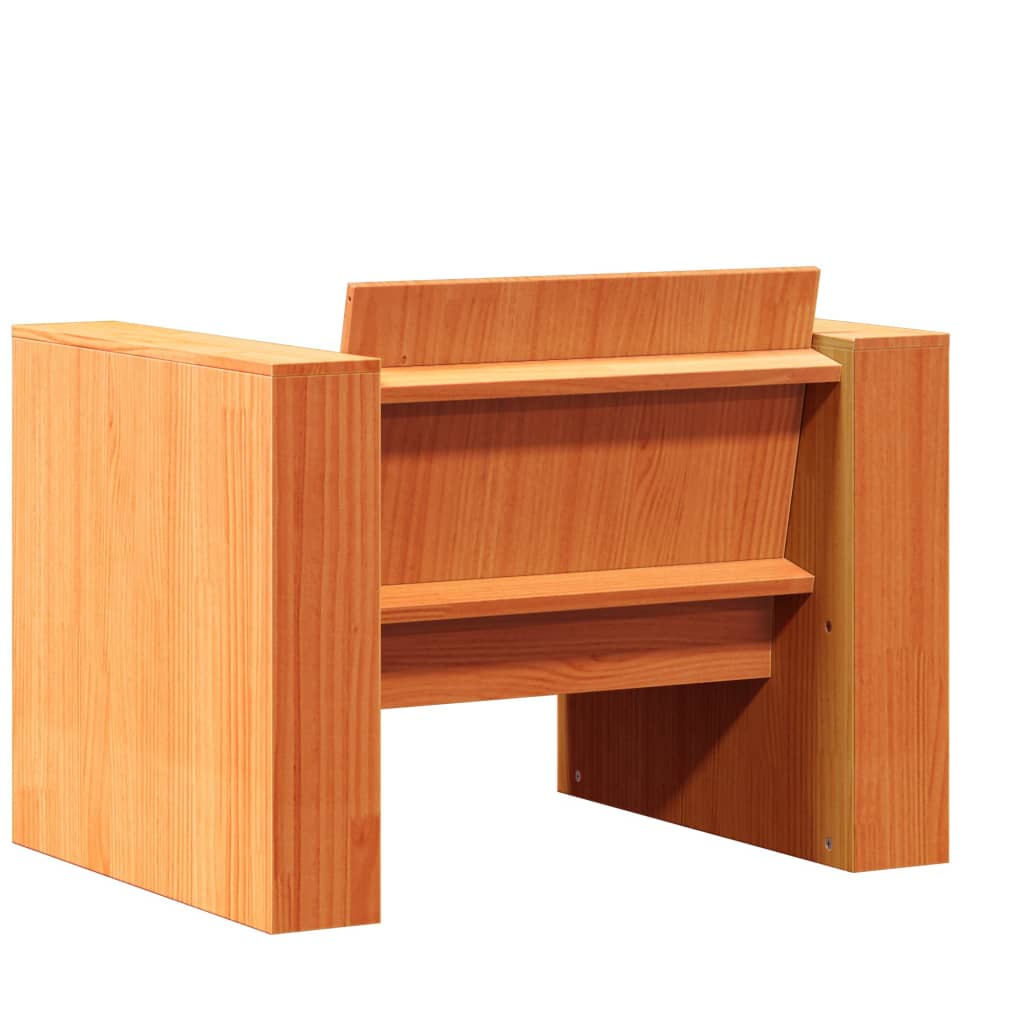 Hagesofa Voksbrun 79X60X62 Cm Heltre Furu