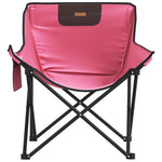 Campingstoler Med Lomme 2 Stk Sammenleggbar Rosa