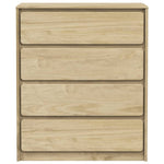 Kommode Sauda Eik 76,5X39X91 Cm Heltre Furu