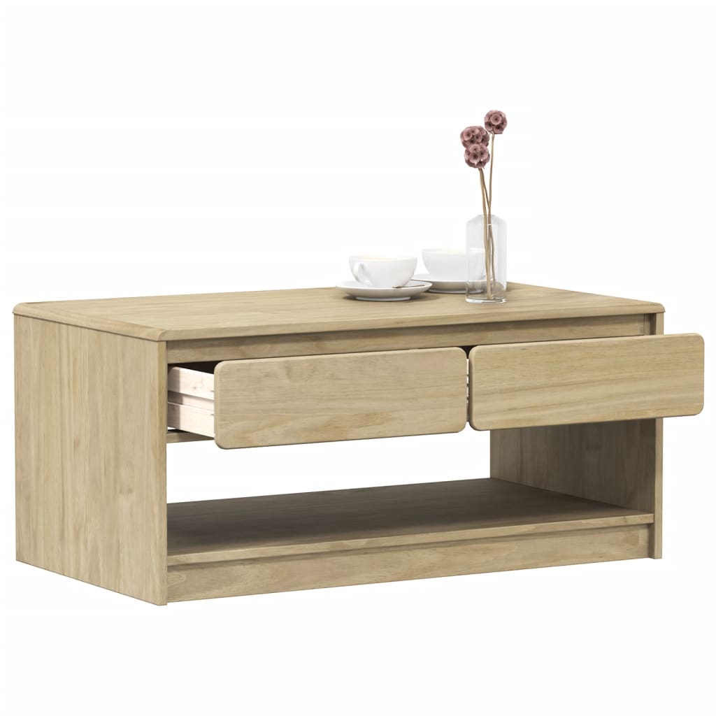 Salongbord Sauda Eik 99X55X45 Cm Heltre Furu