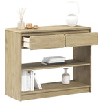 Konsollbord Sauda Eik 89,5X36,5X73 Cm Heltre Furu